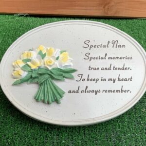 White Rose Flower Plaque For NAN